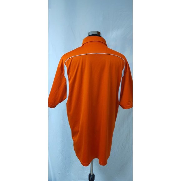 Russel Athletic Dri Power Mens XL Orange White Embroidered Logo Polo Shirt - Picture 10 of 16